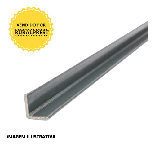 Cantoneira De Ferro 3/4 X 1/8 (19,05 X 3,18mm) 1,50 Metro 1