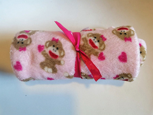 Manta Frazada Recibidor Polar Soft Bebe Beba Monitas 0