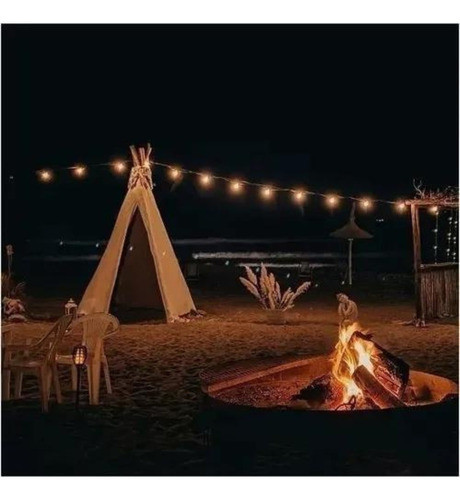 Guirnalda De Luces 5 Metros Con Focos Tipo Kermesse Vinatge 1