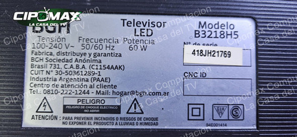 Patas Base Pie Bgh B3218h5 - Garantia 1