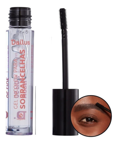 Gel Incolor Para Sobrancelhas Secagem Rápida Natural Dailus 0