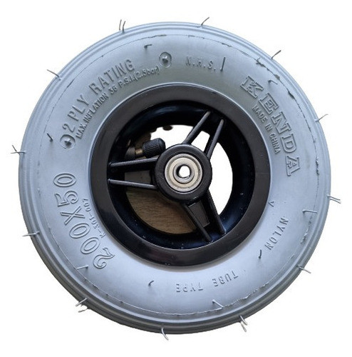 Rueda Delantera Silla De Ruedas Motorizada 200x50 Eje 8mm 1