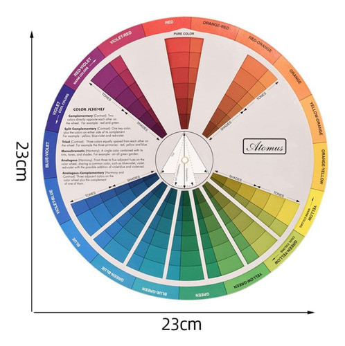 Rueda De Colores Creativa Para Maquillaje Mujer Y Hombre 1