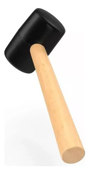 Maza De Goma Porcelanato 400g 12 0nz Cabo De Madera Zc 1