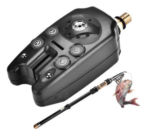 Alerta De Pesca: Som Eletrônico Led, Localizador De Alarme D 0