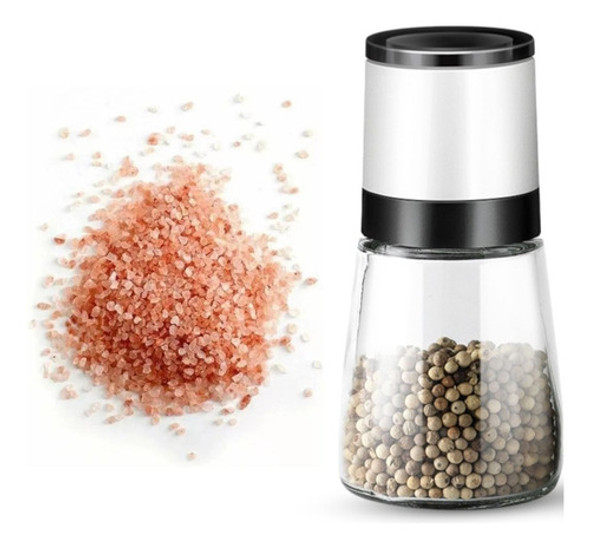 Molinillo Excelente Con Sal Gruesa Rosada Del Himalaya 0