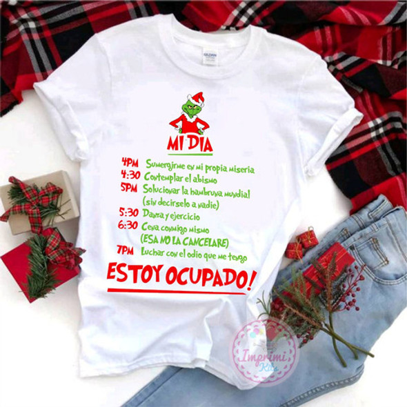 Plantillas Grinch Navidad Remeras Mi Dia Sublimar Vectores 4 0
