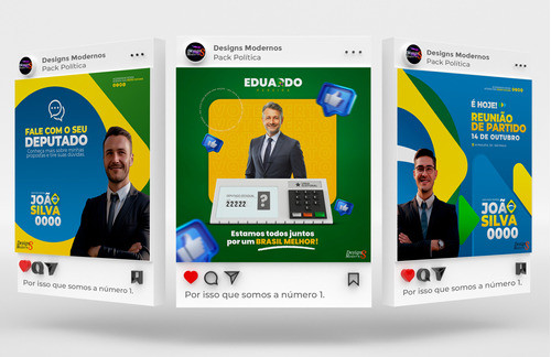 Pack Instagram Para Políticos +20 Brindes Imperdíveis 1