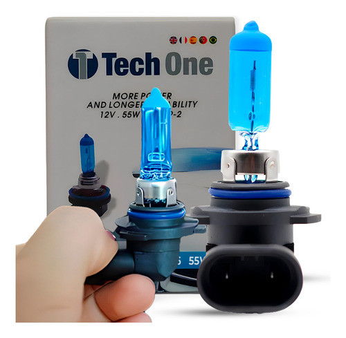 Par Lâmpadas 8500k Hb4 9006 55w Super Branca 12v Tp Xenon 0