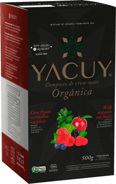 2 Erva Mate Chimarrão Yacuy Orgânica Frutas Vermelhas 500g 1