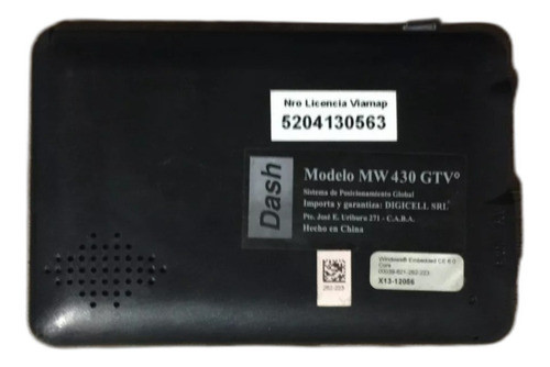 Carcasa Base Gps Mw430gtv 0