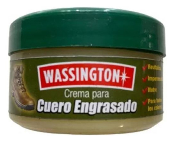 Crema Para Cuero Engrasado Wassington X 12 Unidades 0