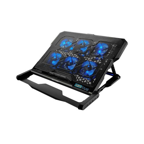Cooler Para Notebook Com 6 Fans Led Azul Hexa Cooler - Ac282 0