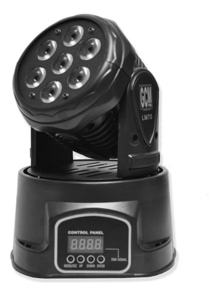 Cabeza Movil Gcm Pro 7x10w Rgbw 4-en-1 Lm-70 0 Cabeza Movil Gcm Pro 7x10w Rgbw 4-en-1 Lm-70 0