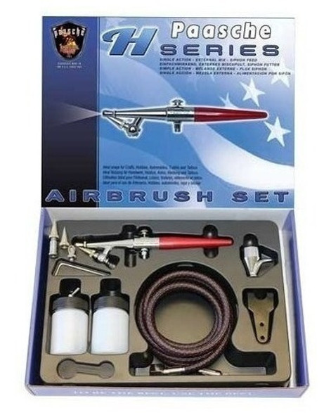 Paasche H202s  Kit De Aerografo Con Mango De Aluminio Anodiz 0 Paasche H202s  Kit De Aerografo Con Mango De Aluminio Anodiz 0