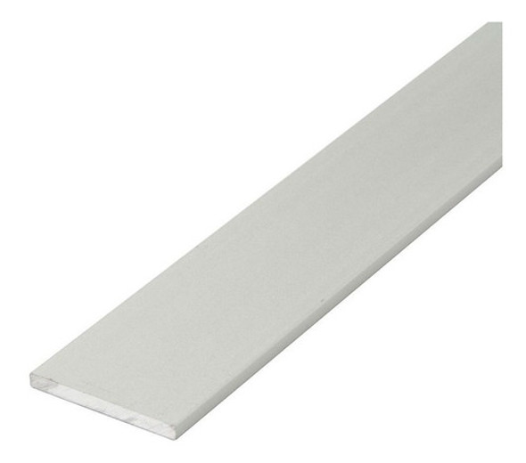 Perfil De Aluminio Planchuela 80x2mm Natural Largo X 6metros 0