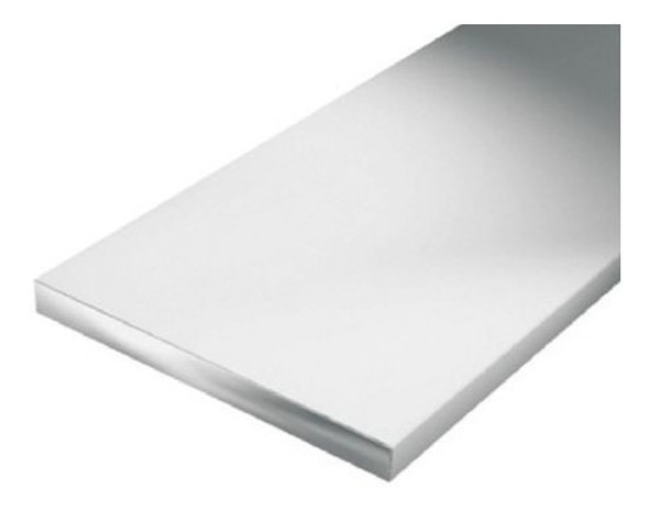 Perfil De Aluminio Planchuela 80x2mm Natural Largo X 6metros 1