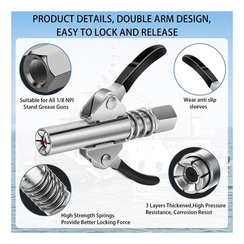 Acoplador De Pistola De Engrase Dscstea. Acoplador De De Con 1