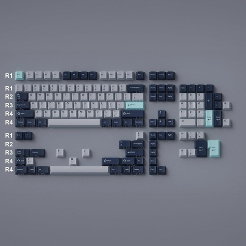 Space Cables Gmk Cyl Pacific Juego De Teclas De Teclado Mecá 1