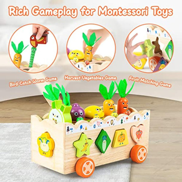 Juguetes Montessori De Madera Para Niños Pequeños 1 Juguetes Montessori De Madera Para Niños Pequeños 1