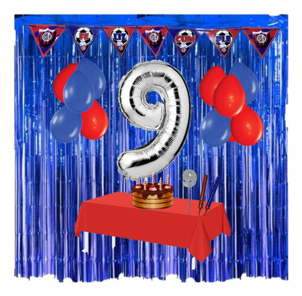 Kit Cumpleaños En Casa Decoración Futbol - San Lorenzo 0 Kit Cumpleaños En Casa Decoración Futbol - San Lorenzo 0