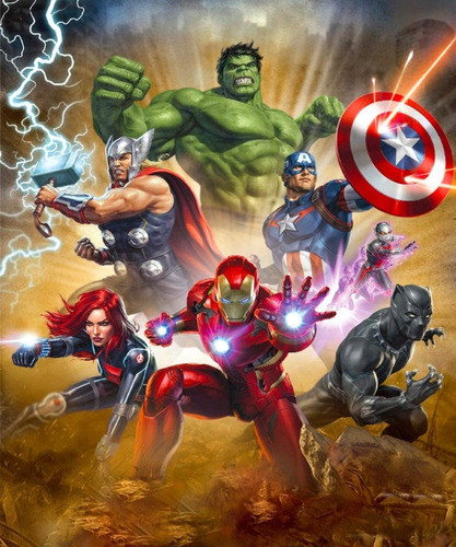 Kits De Pintura De Diamante 5d De Superheroes 0