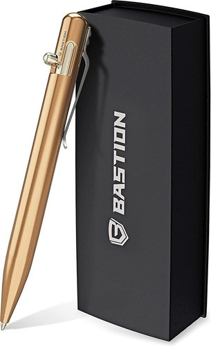 Boligrafo De Accion Con Perno Acero Inoxidable Cobre -regalo 0