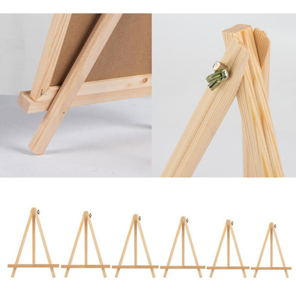 2 Artista De Madeira Tripé Pintura Cavalete Exibição 1