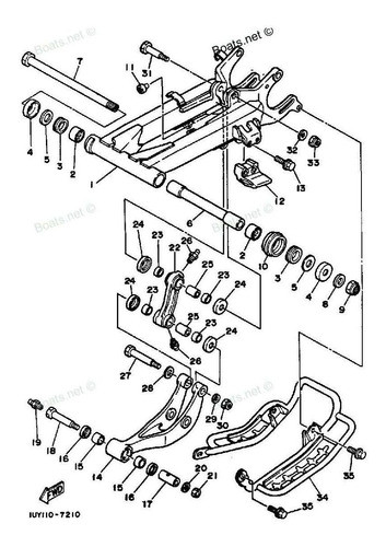 Reten Eje Horquillon 35-41-8 Yamaha Blaster Original Grd 1