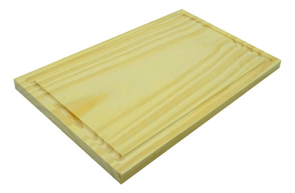 Tabla De Picar Chica Asado Madera Pino Personalizada X25 0
