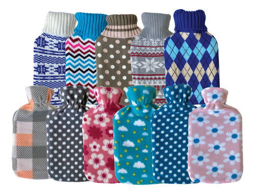 6 Bolsas De Agua Caliente Bremen C/ Funda A Rosca 0