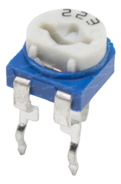 50 Trimpots Preset Horizontal 22k 22000 Ohms Lineal (223) 0