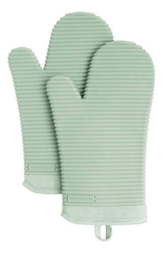 Kitchenaid Juego De Guantes De Horno De Silicona Suave Acan. 0