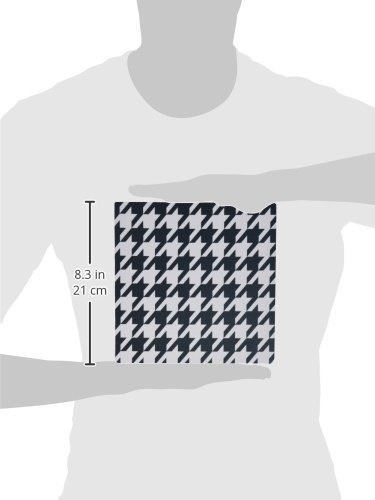 3drose Llc 8 x 8 x 0.25 inches Mouse Pad, Negro/blanco Ho 1