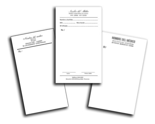 Recetarios Médicos 11x17 1000un Bn Oferta 0