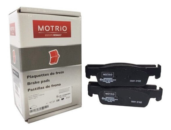 Pastillas De Freno Motrio Para Renault Logan 2 Sandero 2 0