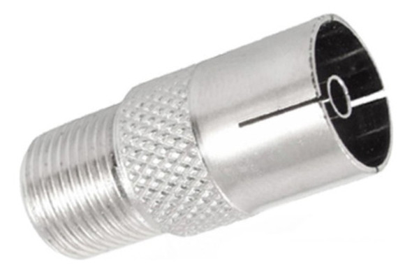 Adaptador Antena Coaxial Jack F Rosca Para Europeu Femea 0