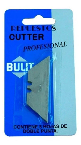 Repuesto Cutter X 5 Trapezoide Para Durlock Bulit Serie 500 0