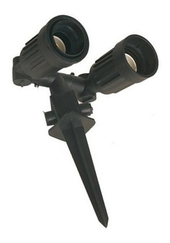 Estaca Doble Exterior 2 Lamparas Par 38 E27  Interelec 0