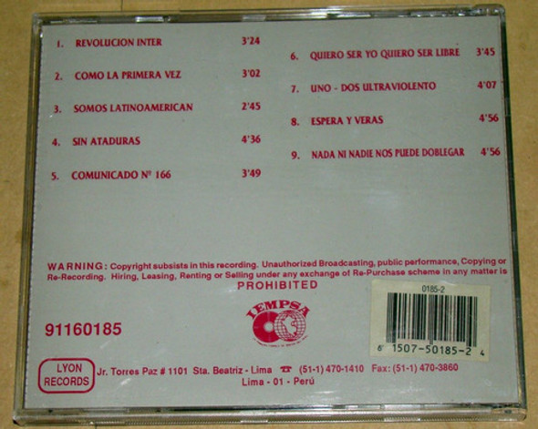 Los Violadores Y Ahora Que Pasa Eh? Cd Peruano / Kktus 1