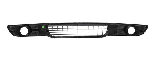 Rejilla Inferior Negra Con Agujero Fiat Siena 2007 2008 2009 1