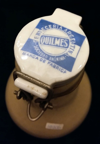 Antigua Botella Gres Quilmes - La Casa De Honduras (10206) 1