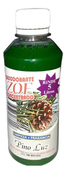 24 Desodorante P/pisos Zoe Pino X 250 C.c. Rinde 5 Litros 0 24 Desodorante P/pisos Zoe Pino X 250 C.c. Rinde 5 Litros 0