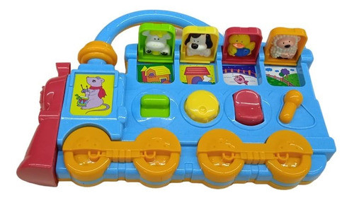 Juguete Tren Con Actividades Sonido De Animales - Jialong 0