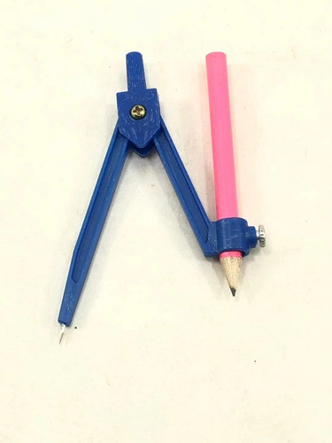 Compas Economico Con Lapiz Ajustable Utiles Escolar 0