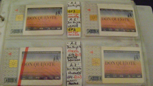 Tarjeta Telefo De Coleccion Telefonicaserie A2 D Quijote Nva 1