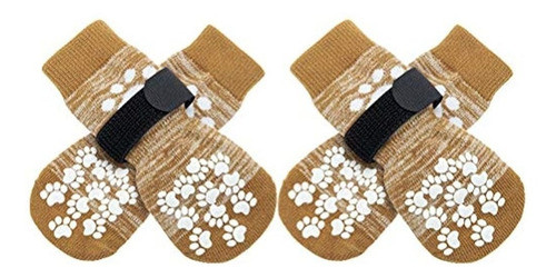 Calcetines Antideslizantes De Doble Cara Expawlorer Para Per 0