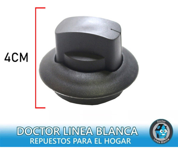 Juego De 5 Perillas Para Cocina Longvie 2009 Gris Mate 6mm 1