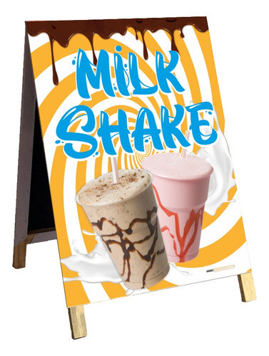 Cavalete Milk Shake + Caneta 0