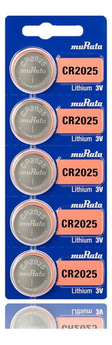 10 Pilas Boton Cr2025 Murata Blister 5 Litio Distribuidor 0
